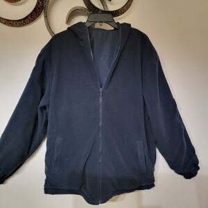 Men's Navy Zip-Up Sweater